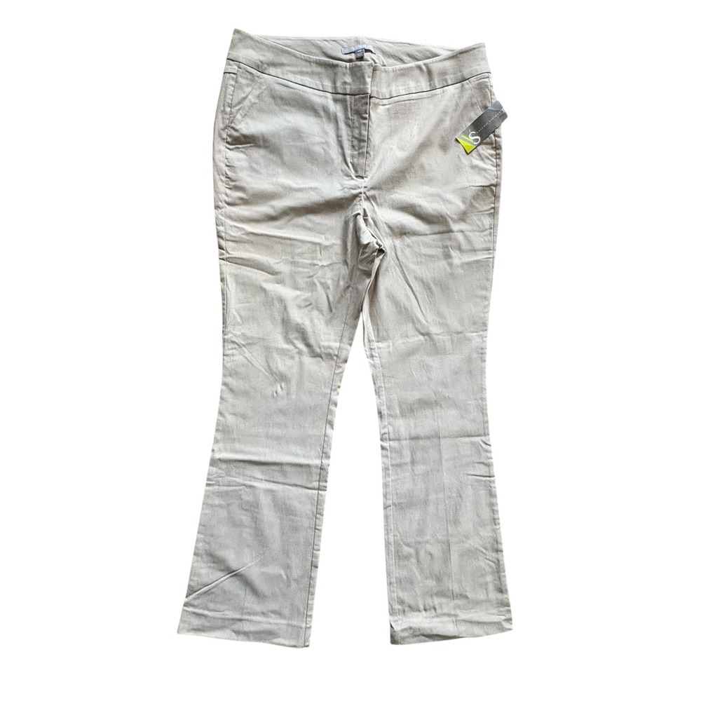 Valerie Stevens Casual Pants Career Trouser Sand Beige Plus Sz‎ 16W Stretch